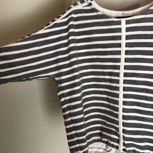 Madewell Striped 100% Cotton Blouse size medium - Picture 6 of 11